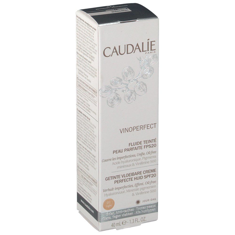 Caudalie Fluide Teindre Peau Parfaite SPF20 Light