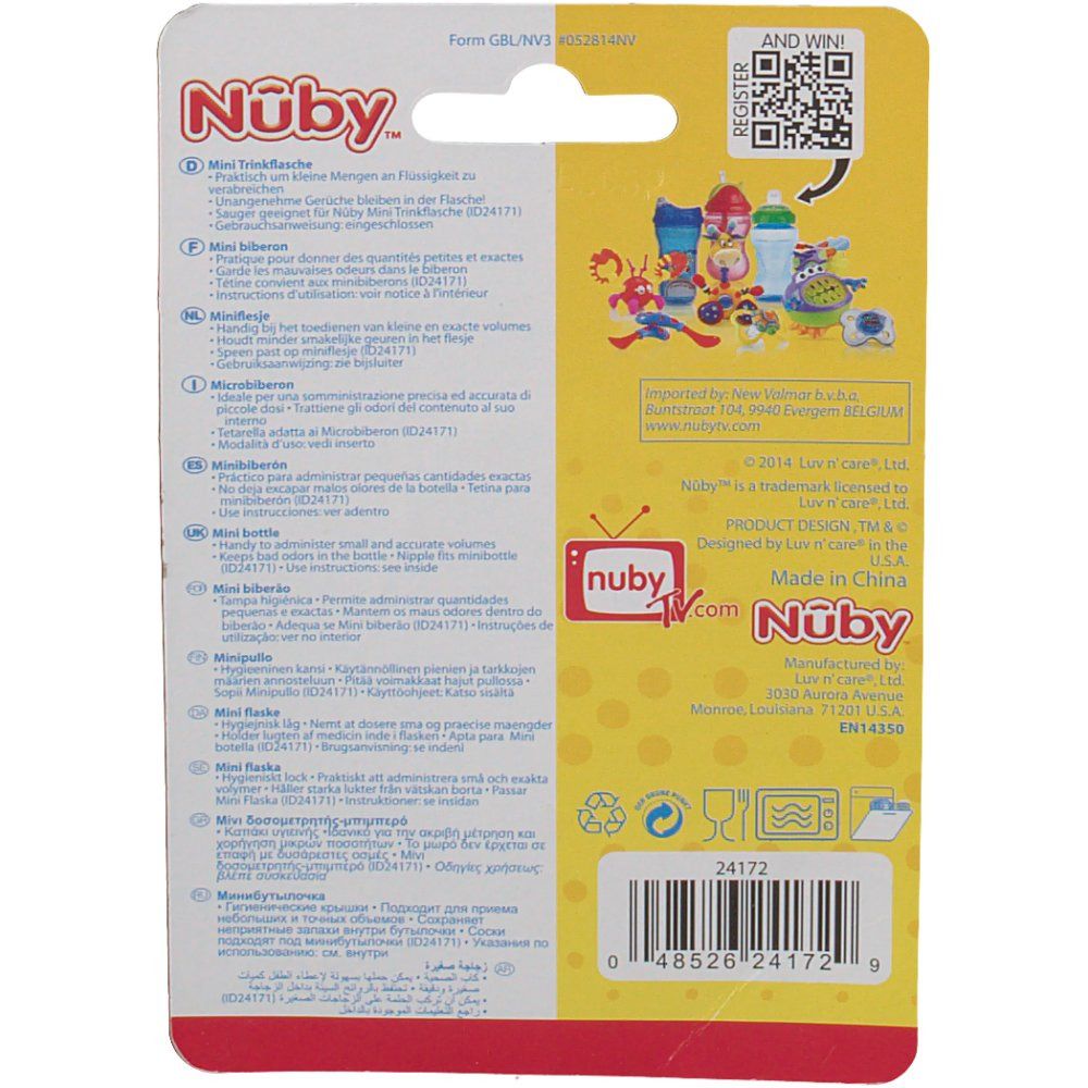 Nuby Doseerflesje & Geneesmiddel & Speen & Deksel
