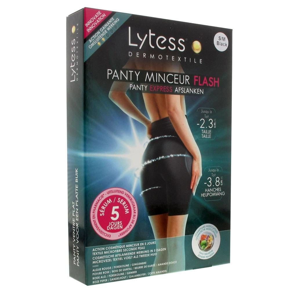 Lytess Flash Panty Platte Buik 5 Dagen Verslankend S/M Zwart
