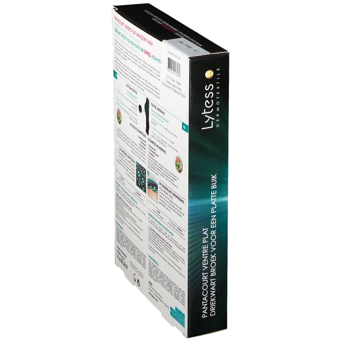 Lytess Flash Pantacourt Ventre Plat 5 Jours Minceur L/XL Noir