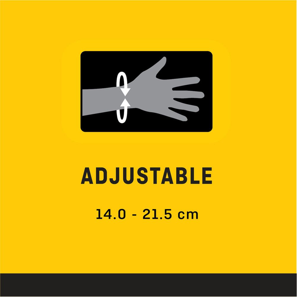 Dos de l'emballage. Attelle de poignet représentée. Textes en allemand, néerlandais, français, italien. Caractéristiques du produit.