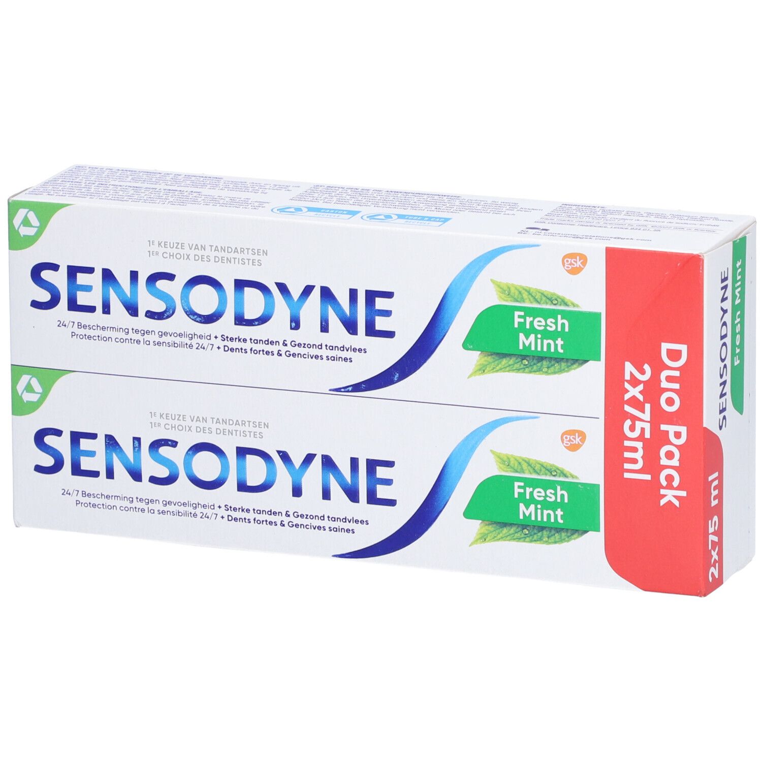 Sensodyne Fresh Mint Tandpasta DUO