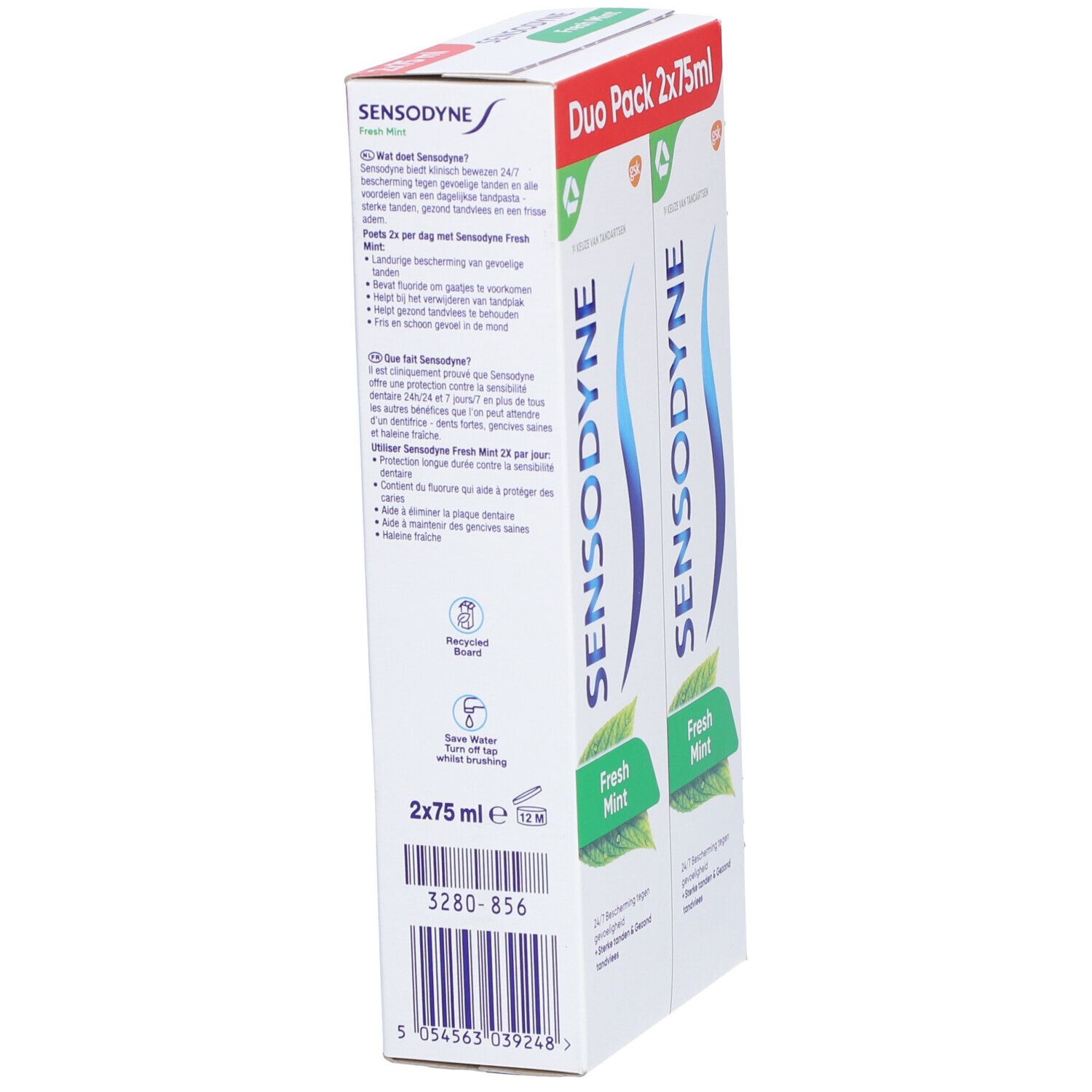 Sensodyne Fresh Mint Tandpasta DUO