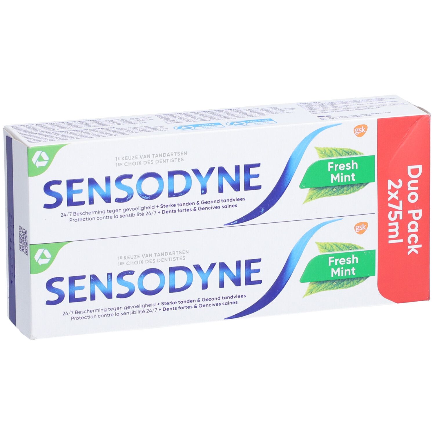 Sensodyne Fresh Mint Tandpasta DUO