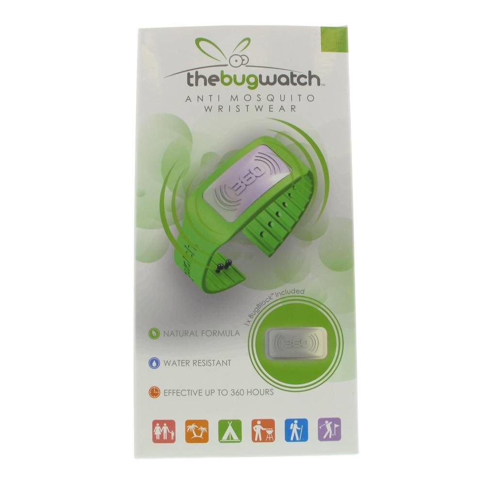 Bug Watch Armband Anti-Mug Lime Green