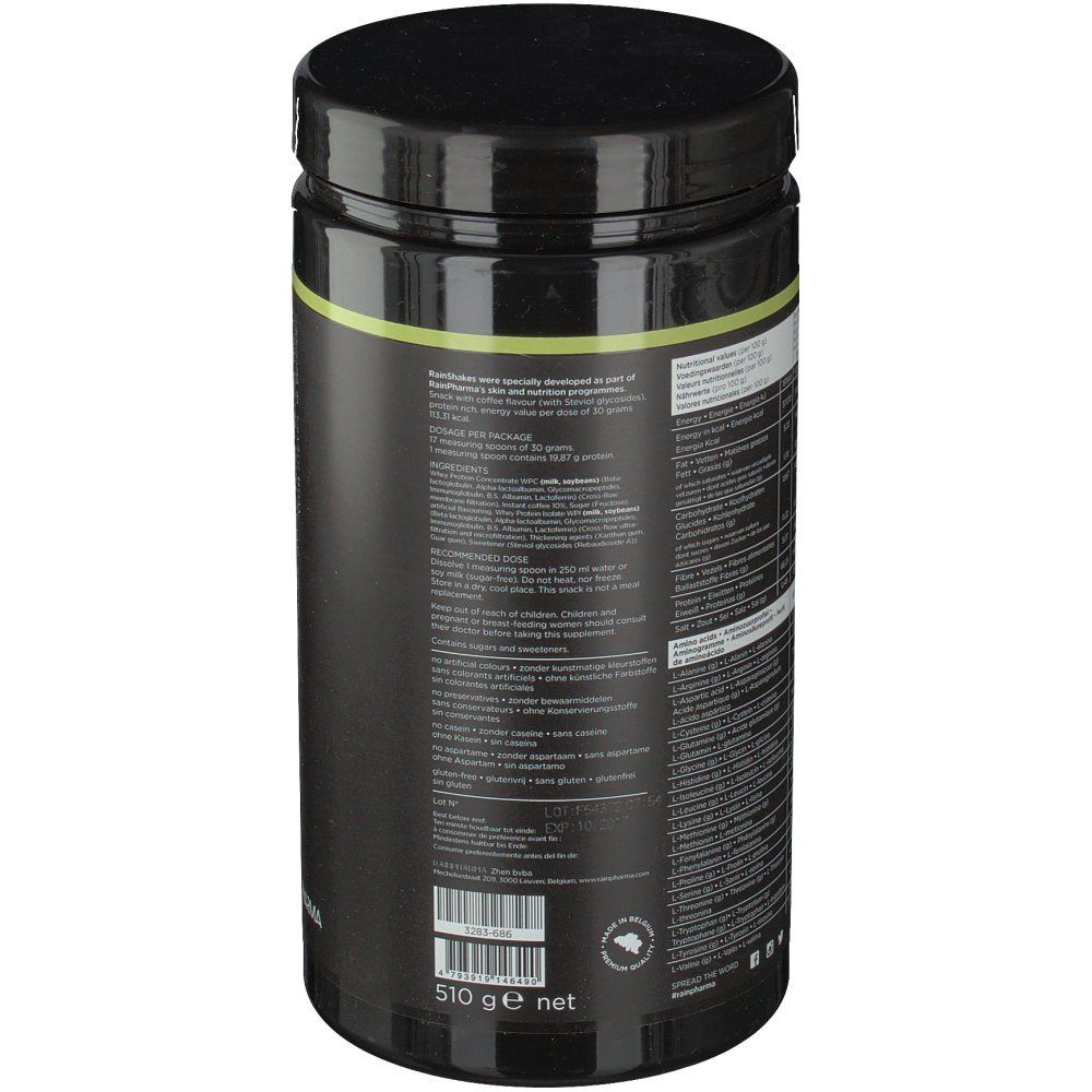 Rainpharma Rainshake Stevia Colombian Coffee
