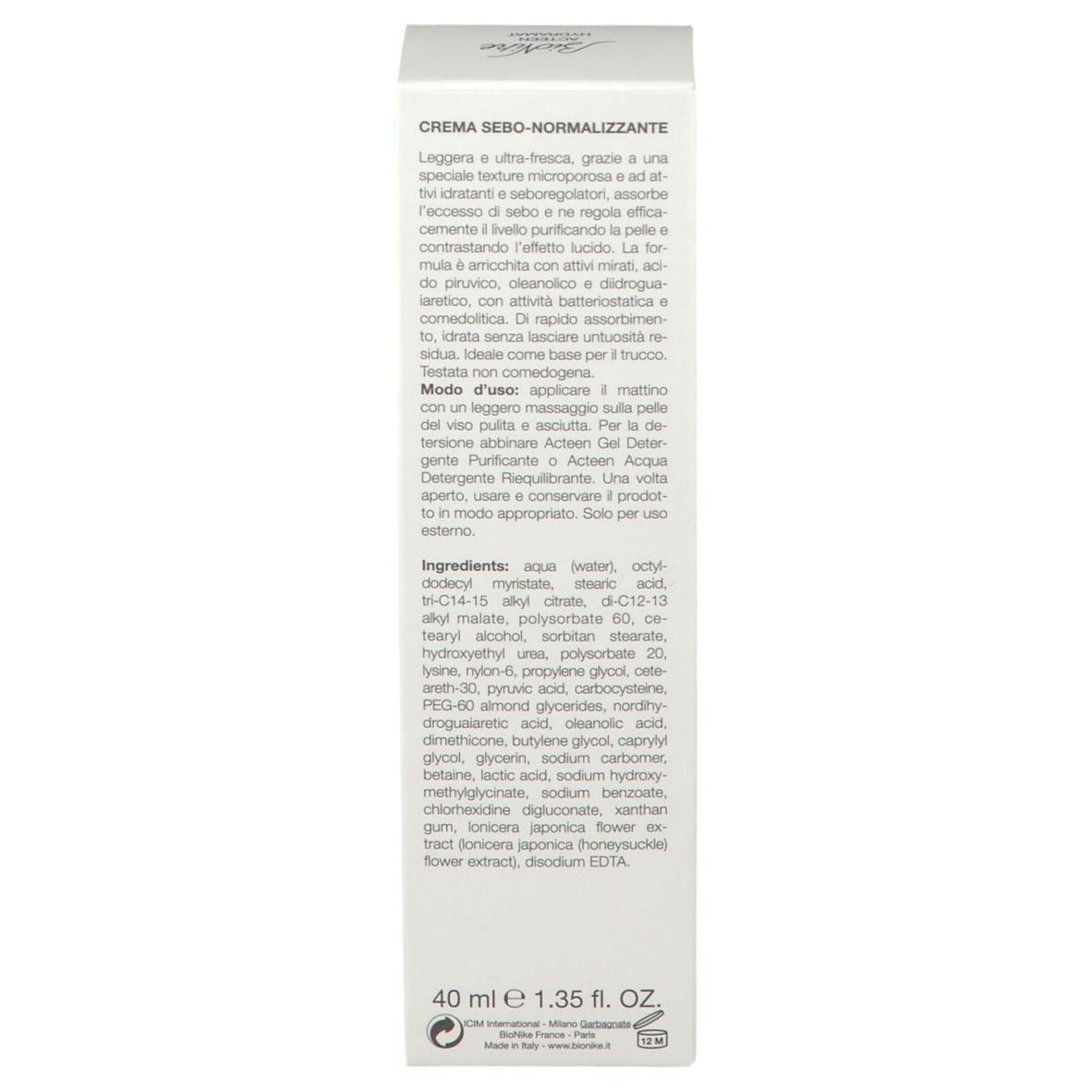 BioNike Acteen Hydromat