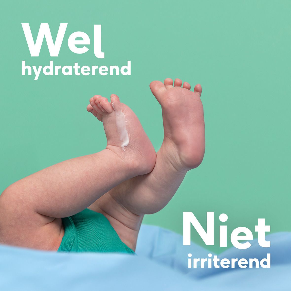 Verpakking NAÏF® Baby & Kids Crème. Tekst: Nurturing Cream, 2.5 FL.OZ/75ml.