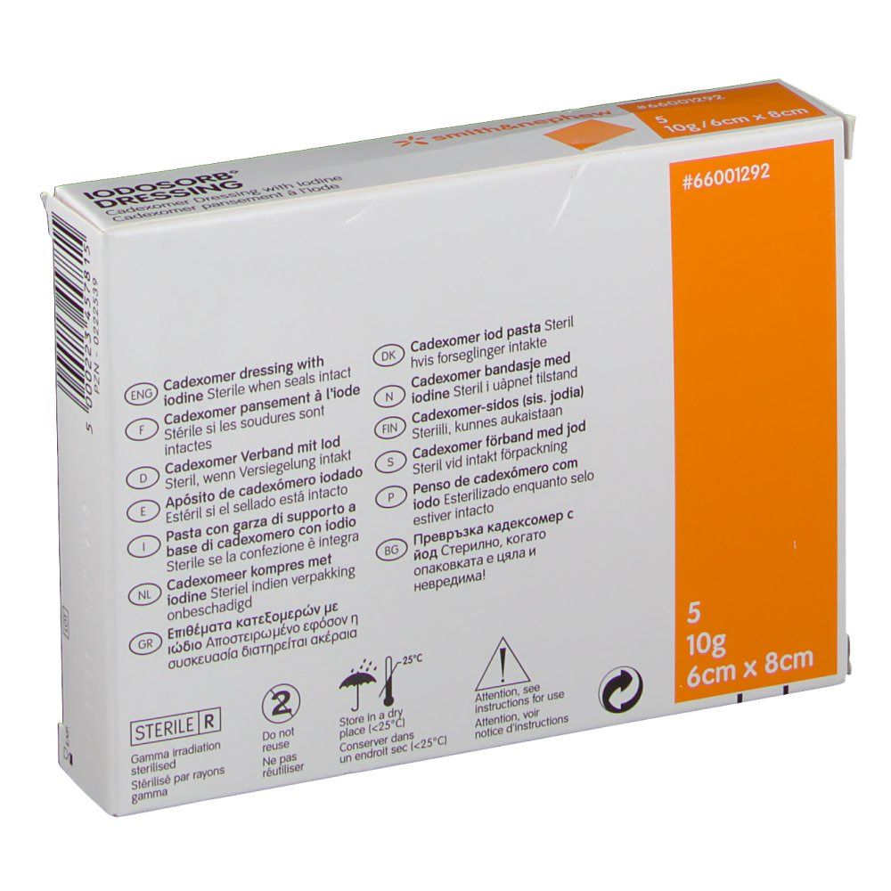 Iodosorb Pansement 6x8cm