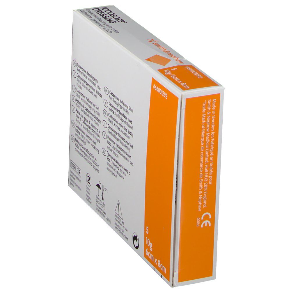 Iodosorb Pansement 6x8cm