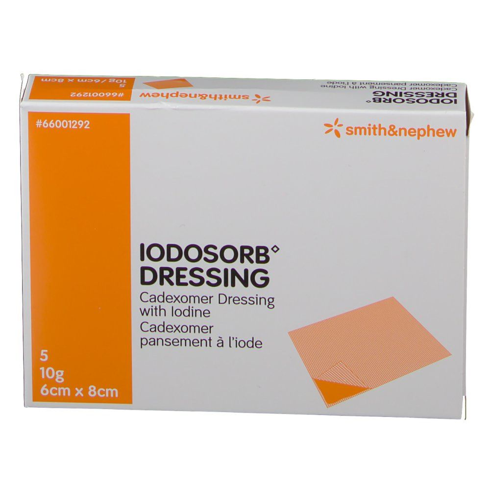 Iodosorb Pansement 6x8cm