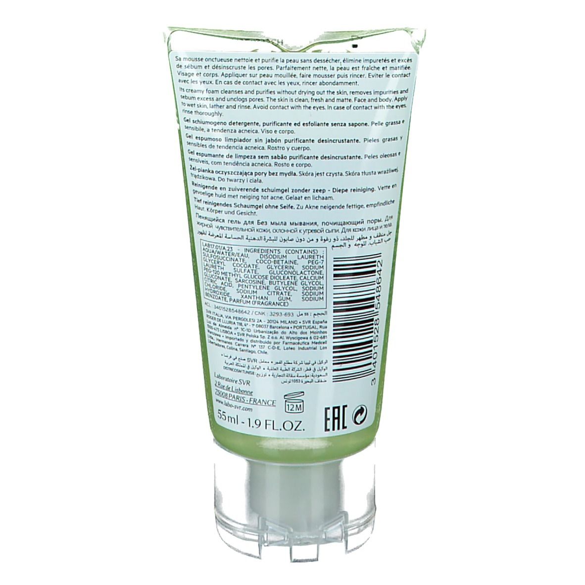 SVR Sebiaclear Gel Moussant Mini