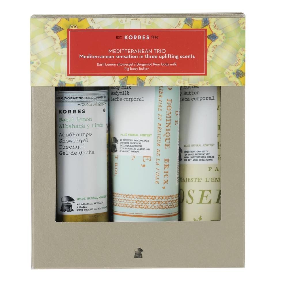 Korres Ensemble Cadeau Trio Méditerranée