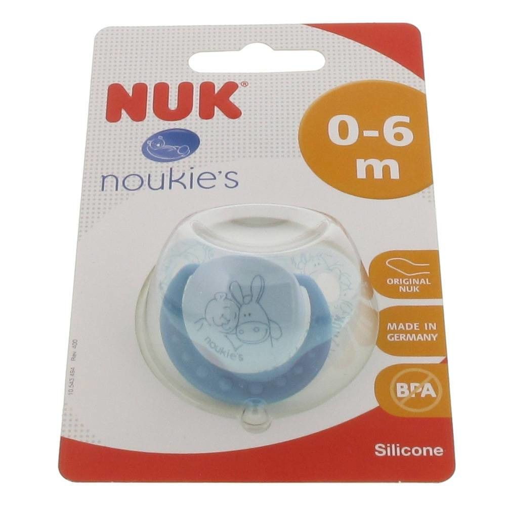 Nuk Fopspeen Trendline Licht Blauw 0-6M