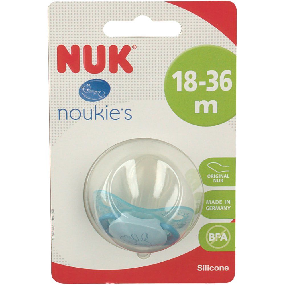 Nuk Fopspeen Trendline Licht Blauw 18-36M