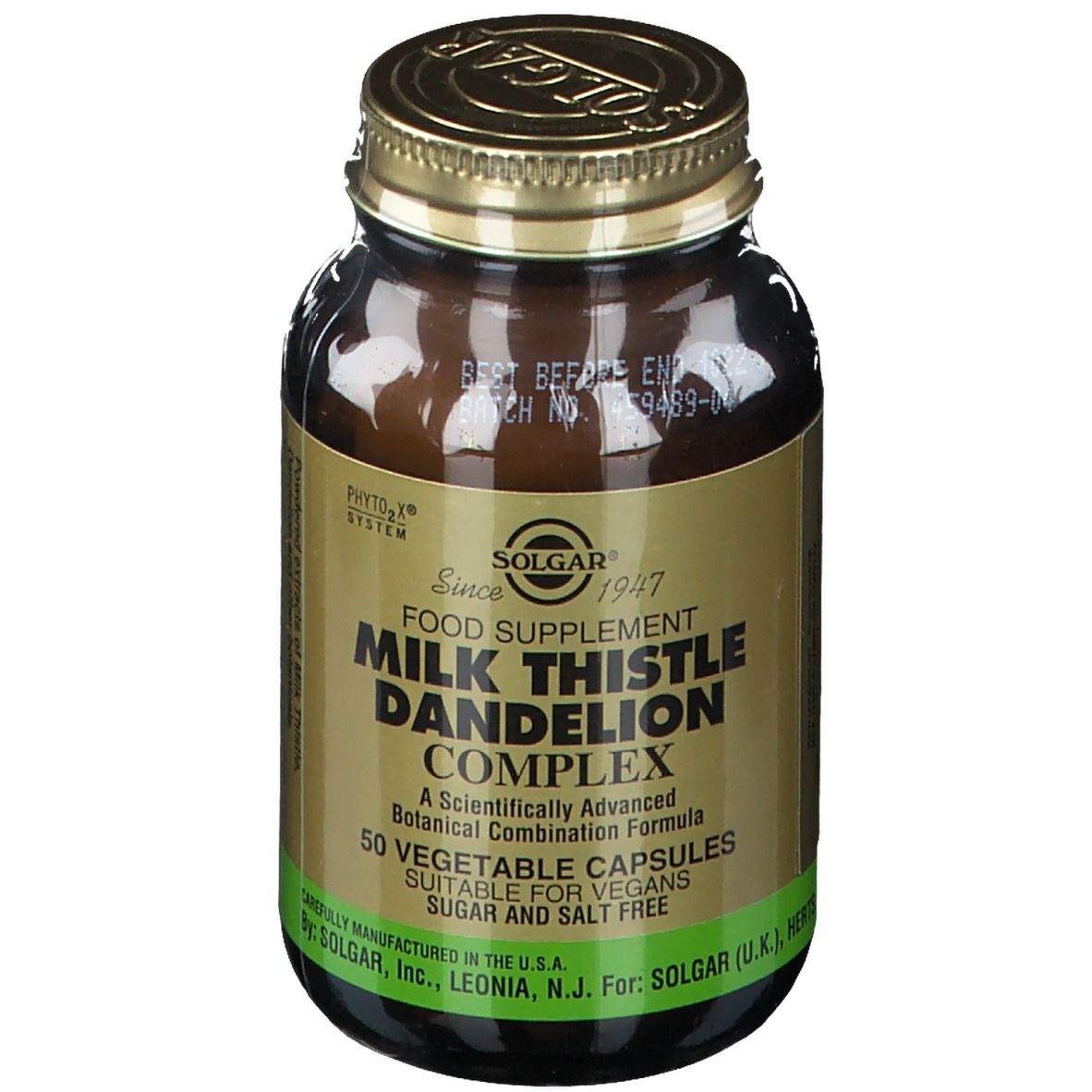 Solgar Milk Thistle Dandelion Complex