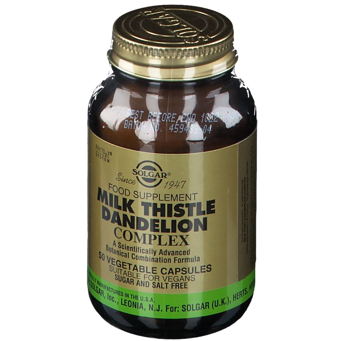 Solgar Milk Thistle Dandelion Complex