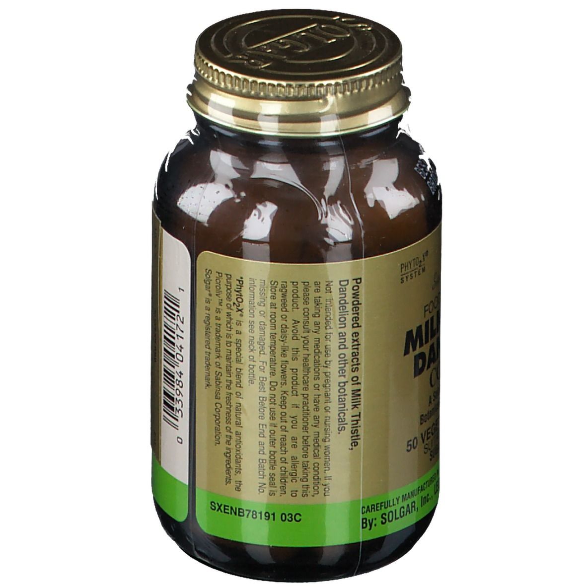 Solgar Milk Thistle Dandelion Complex
