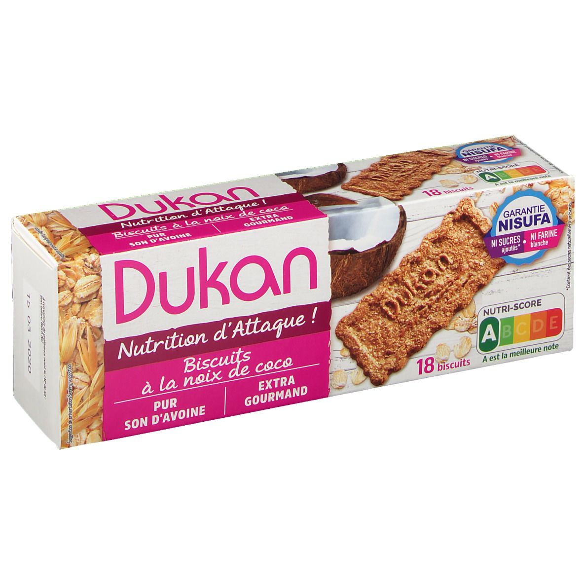 Dukan Haverzemelen Cookies met Cocosmaak