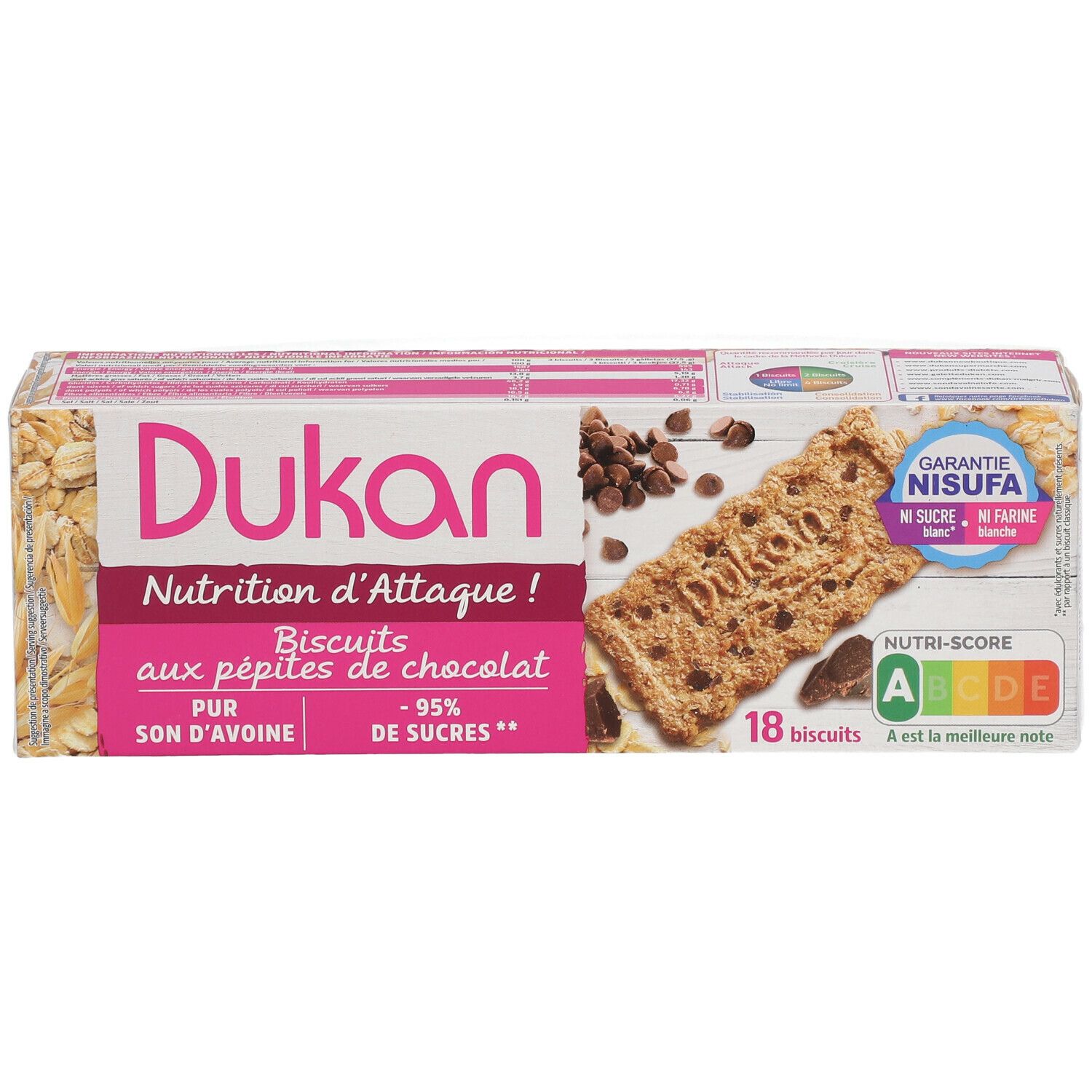 Dukan Biscuits Pépites de Chocolat