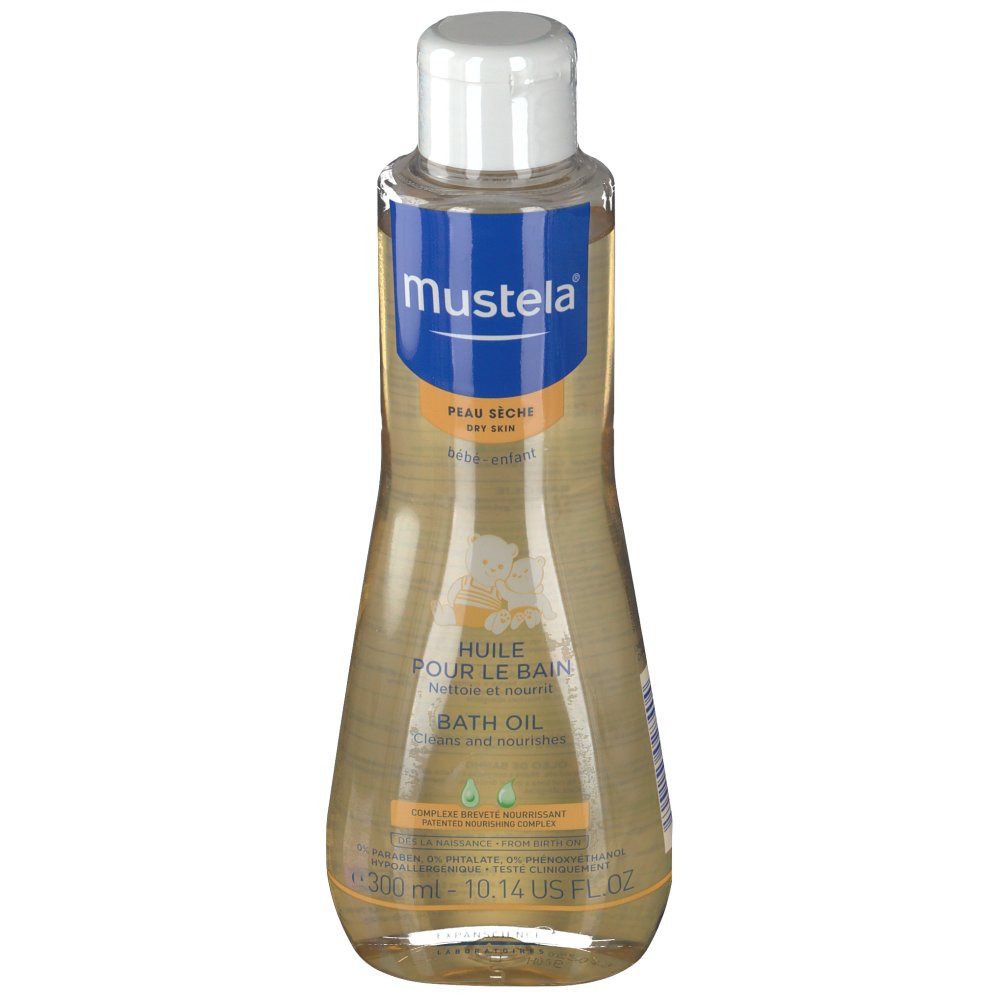 Mustela Bébé Huile De Bain Peau Sèche