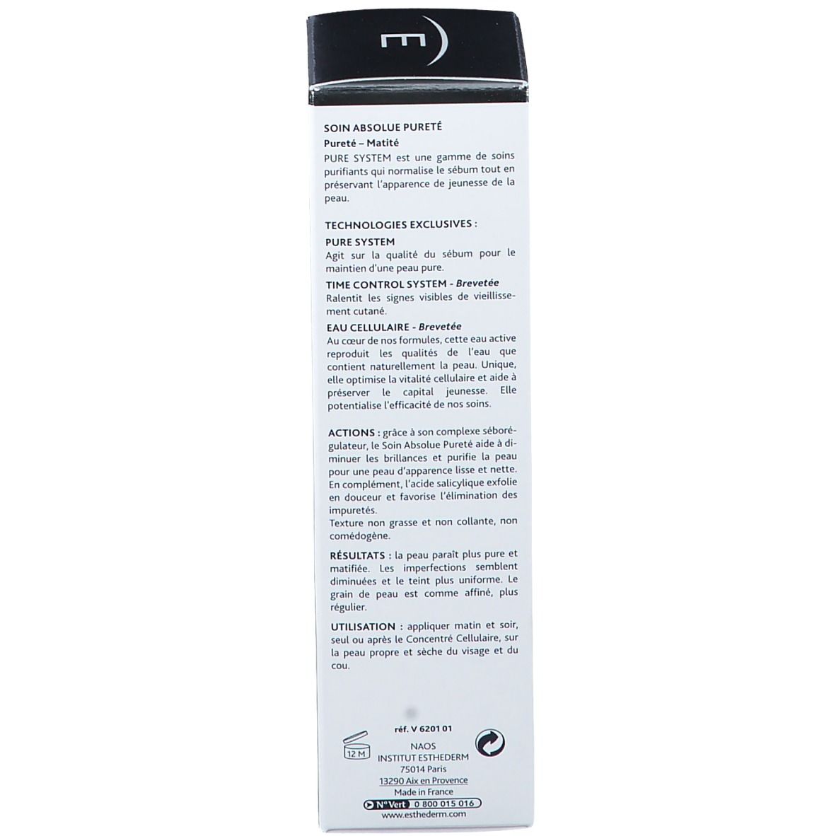 Institut Esthederm Pure System Pure Control Care