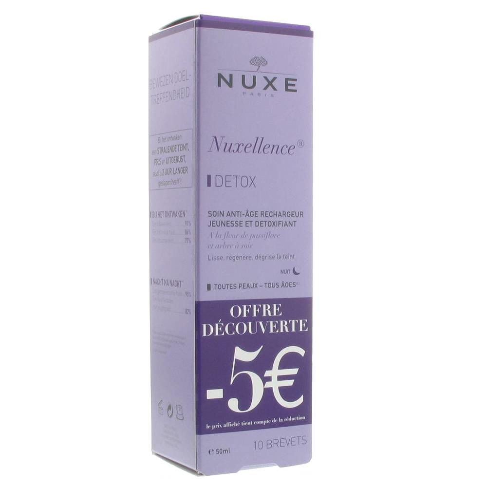 Nuxe Nuxellence Detox Soin Anti-Age Prix Réduit