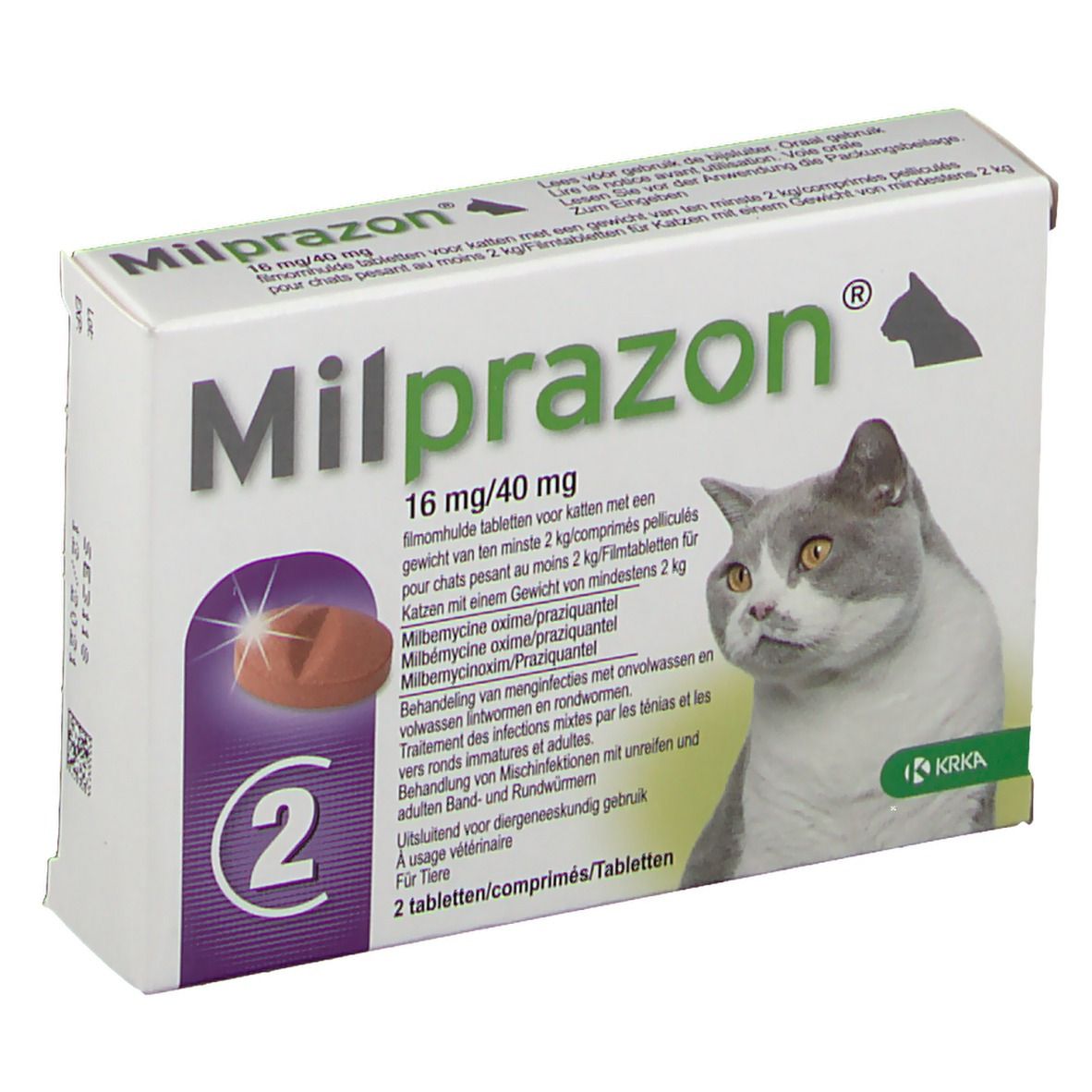 Milprazon 16mg/40mg Chat >2kg