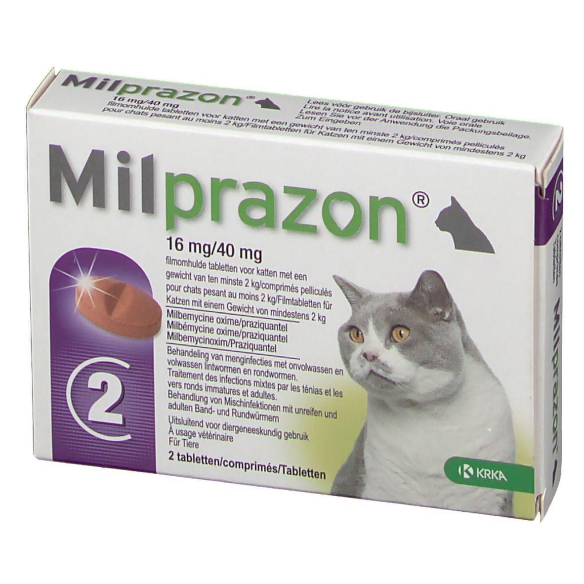 Milprazon 16mg/40mg Chat >2kg