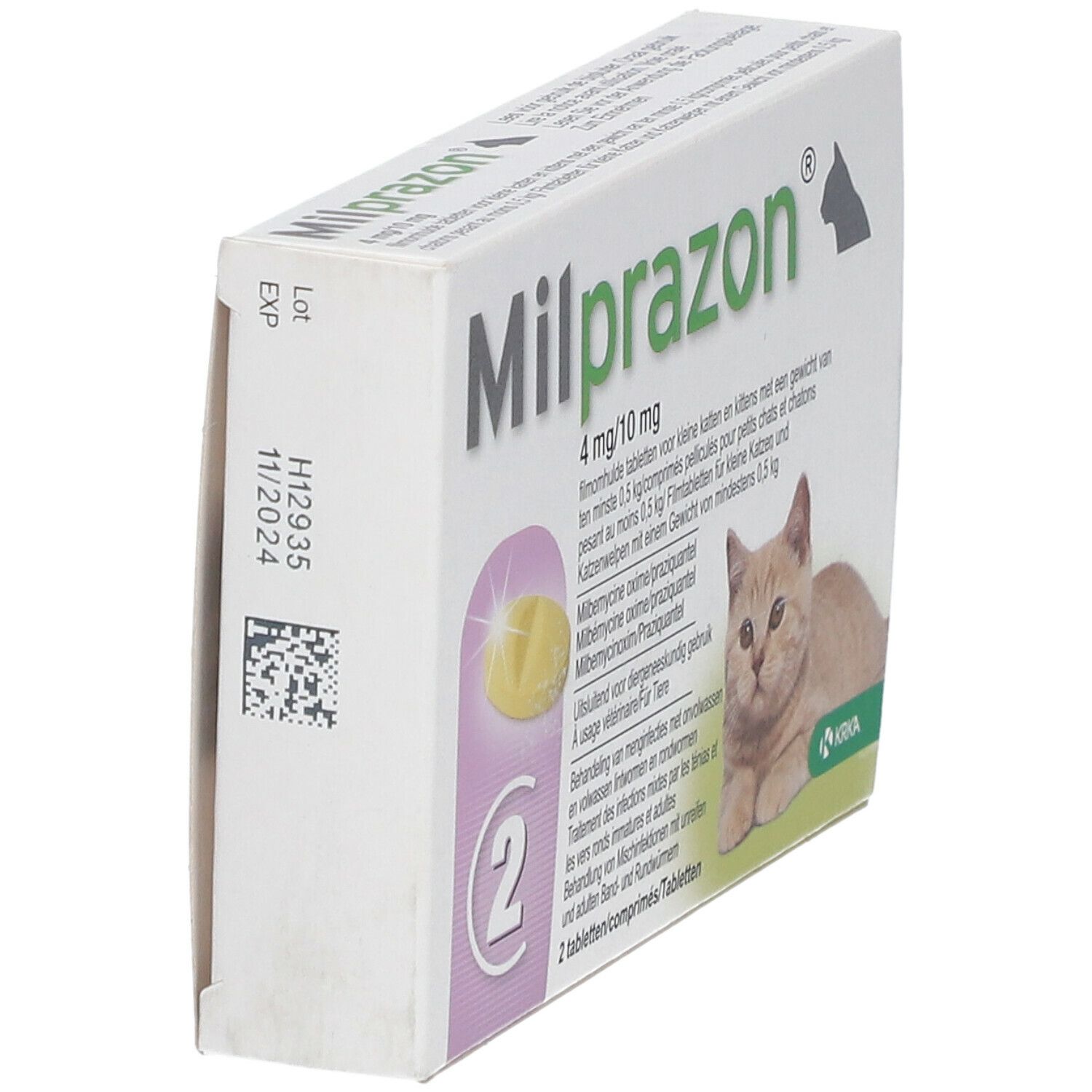 Milprazon 4mg/10mg Chat >0,5kg