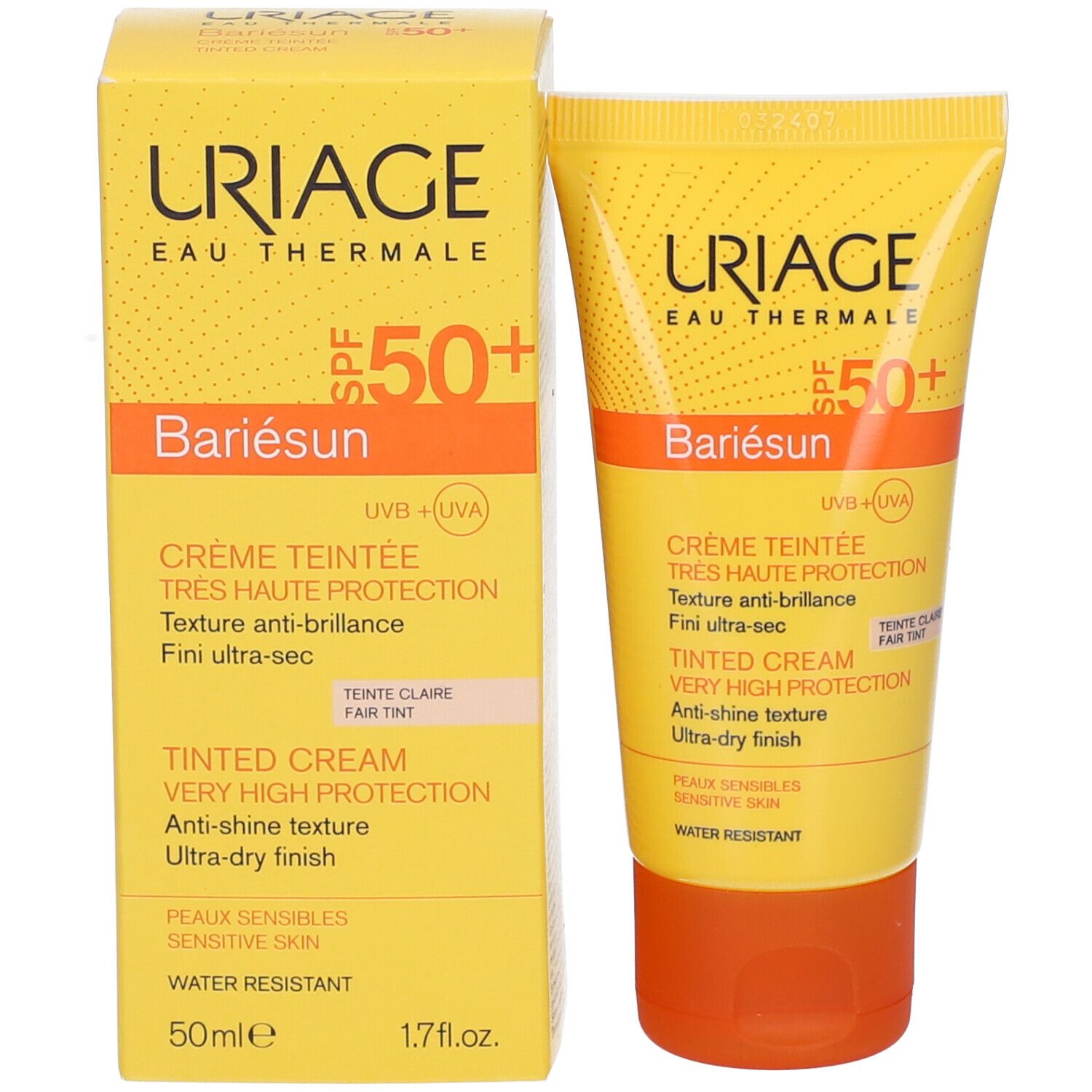 Uriage Bariésun Crème Teintée Claire SPF50+