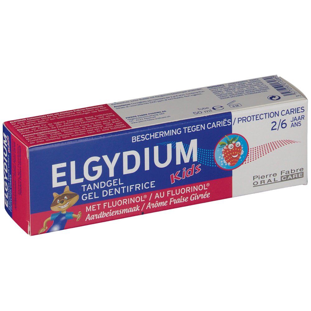 Elgydium Kids Tandpasta Aardbei 2-6 Jaar