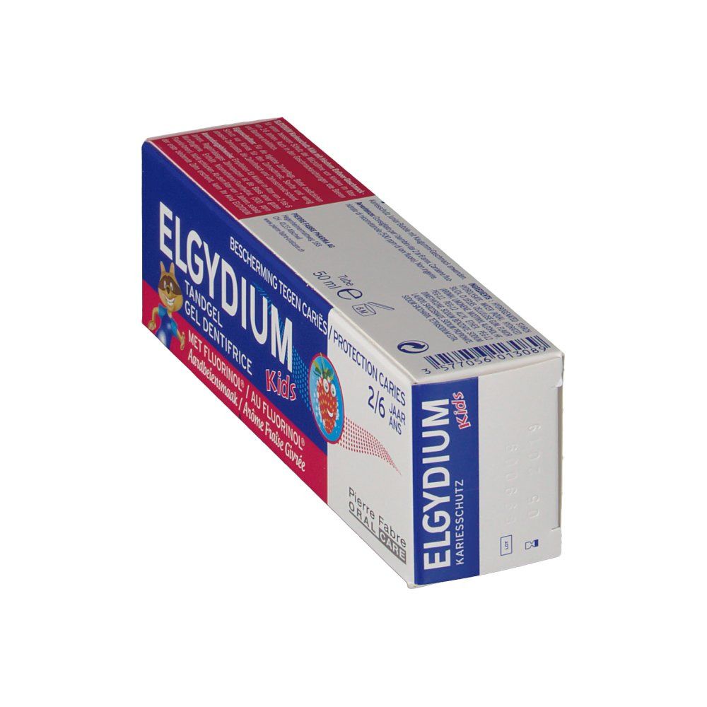 Elgydium Kids Tandpasta Aardbei 2-6 Jaar