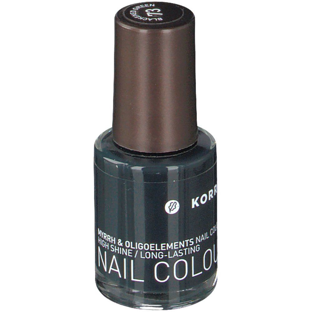 Korres Nail Colour 73 Blackened Green