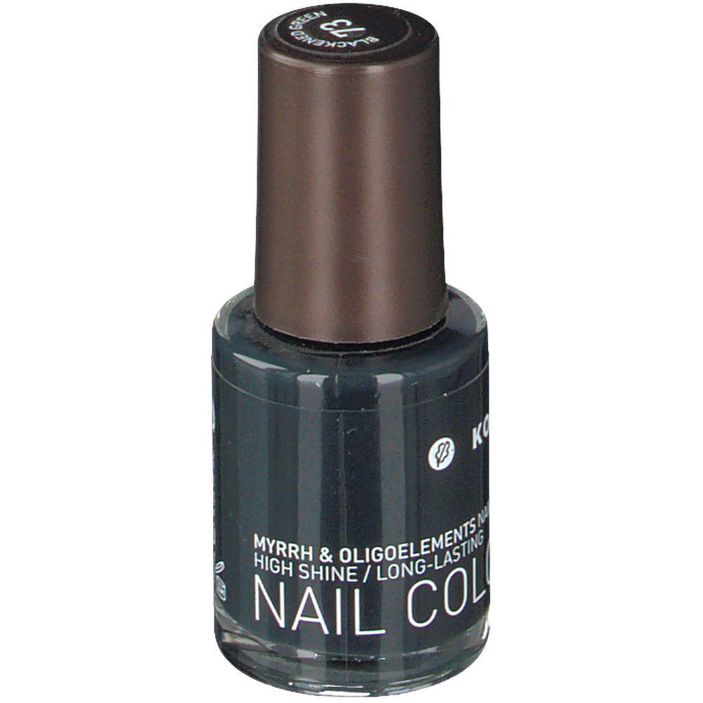 Korres Nail Colour 73 Blackened Green