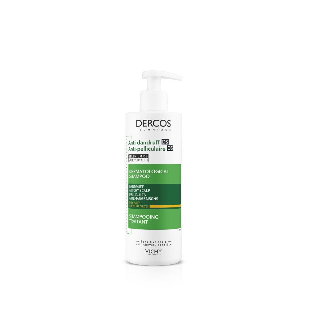 Vichy Dercos Anti Dandruff DS Dermatological Shampoo Dry Hair