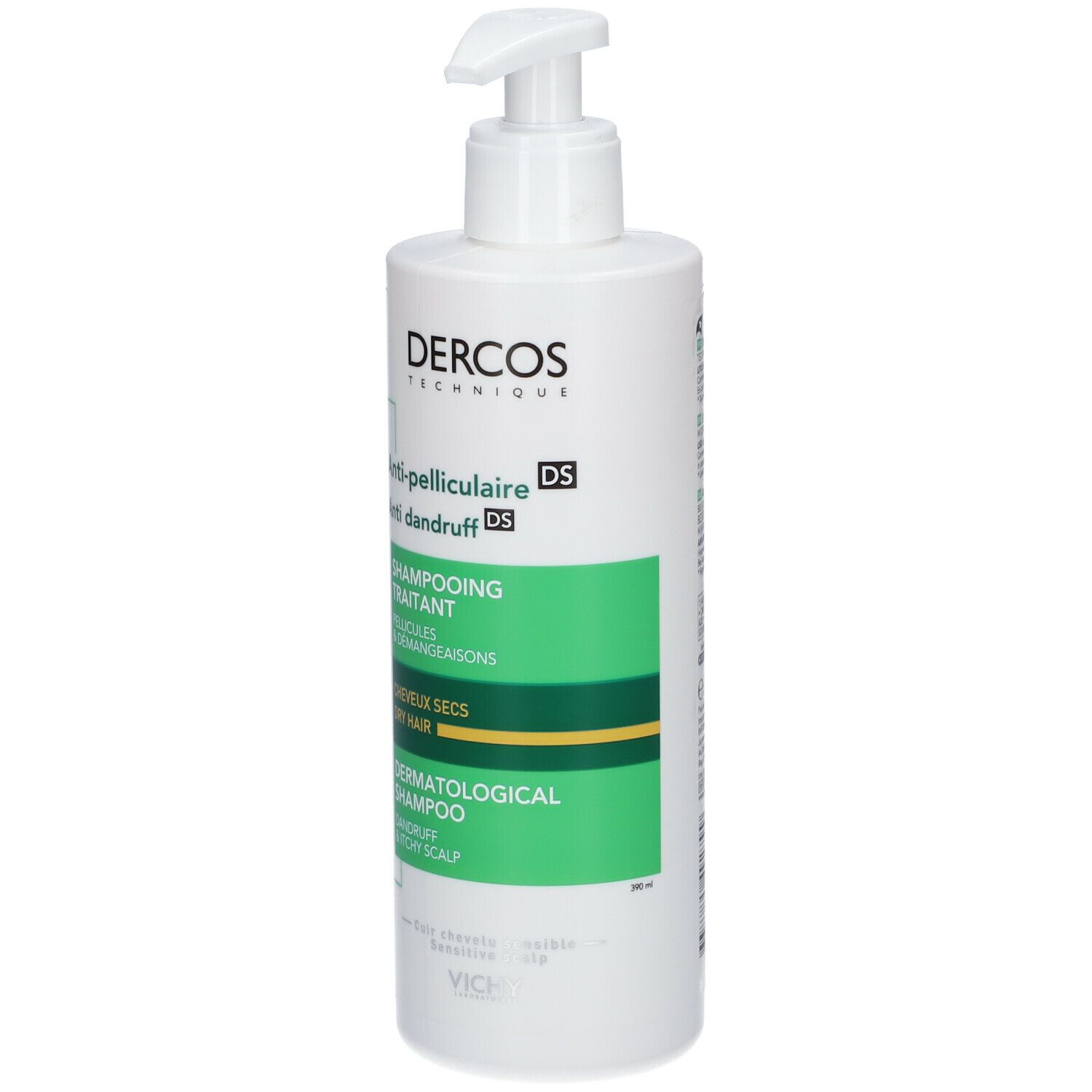 Vichy Dercos Anti Dandruff DS Dermatological Shampoo Dry Hair