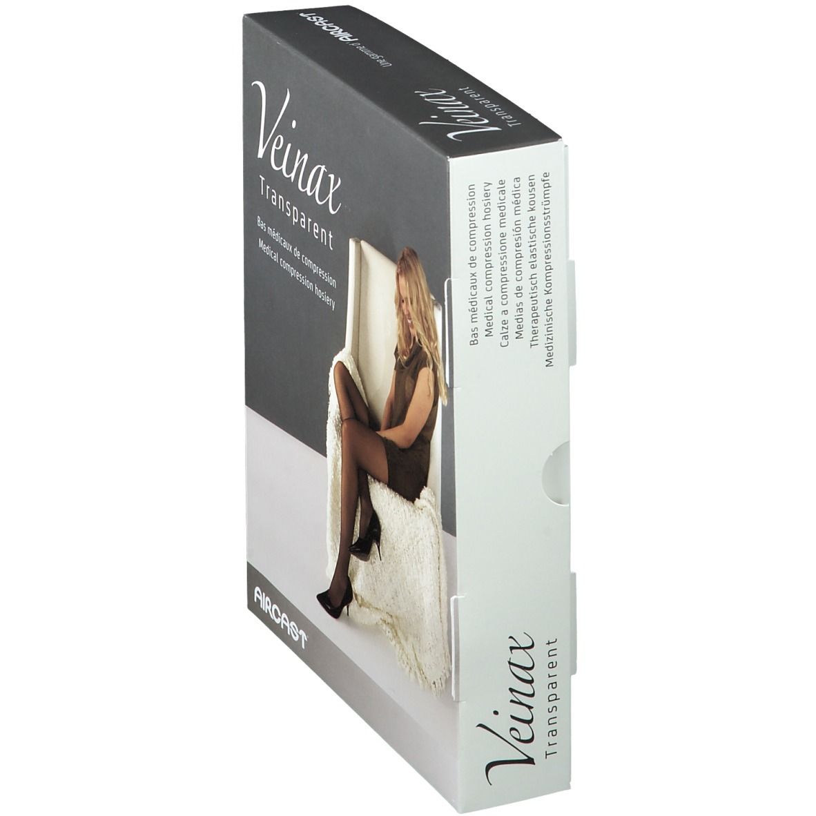 Veinax Bas Genou Transparent Beige Classe 2 Taille 3