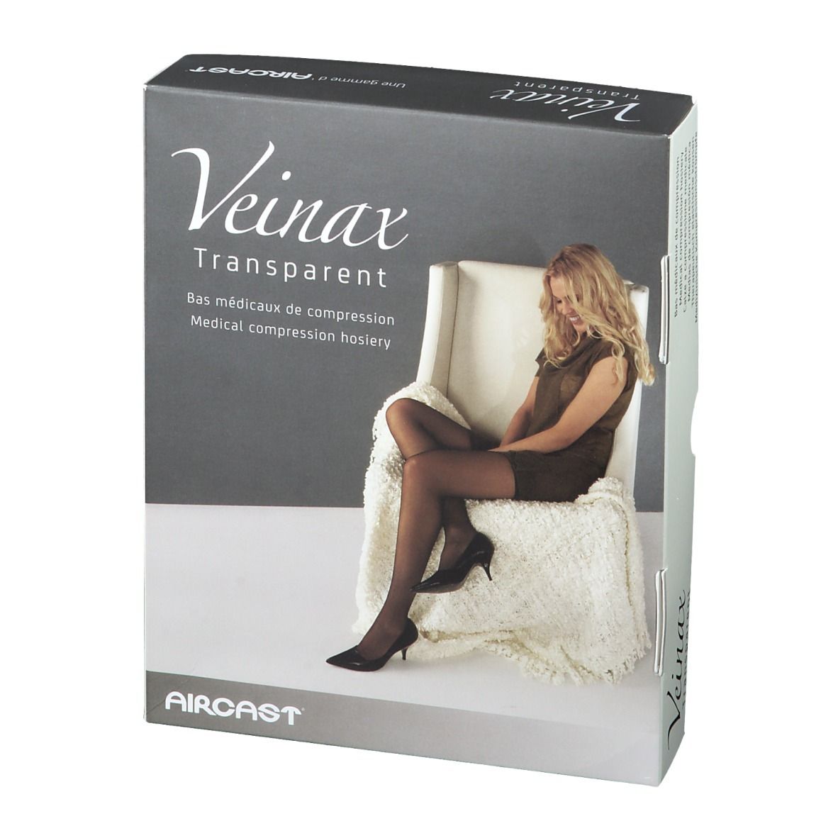 Veinax Bas Genou Transparent Beige Classe 2 Taille 3
