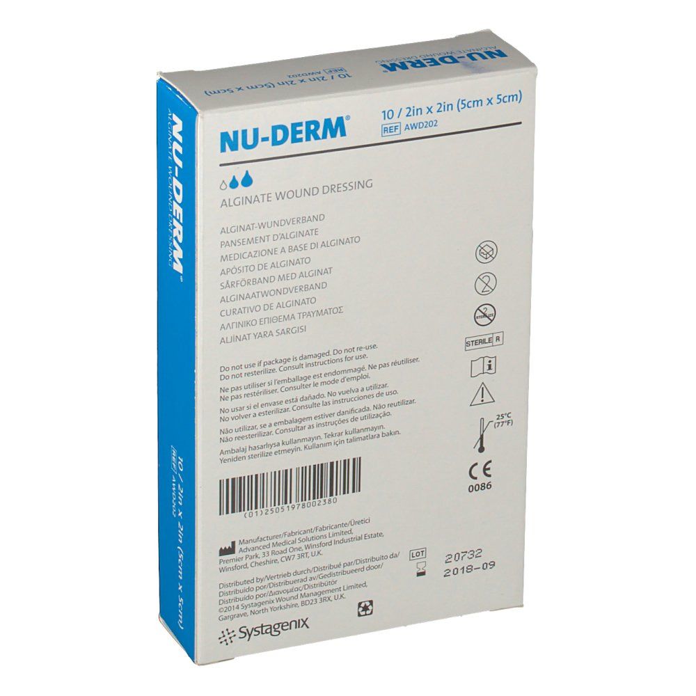 Nu-Derm Alginate 5x5cm