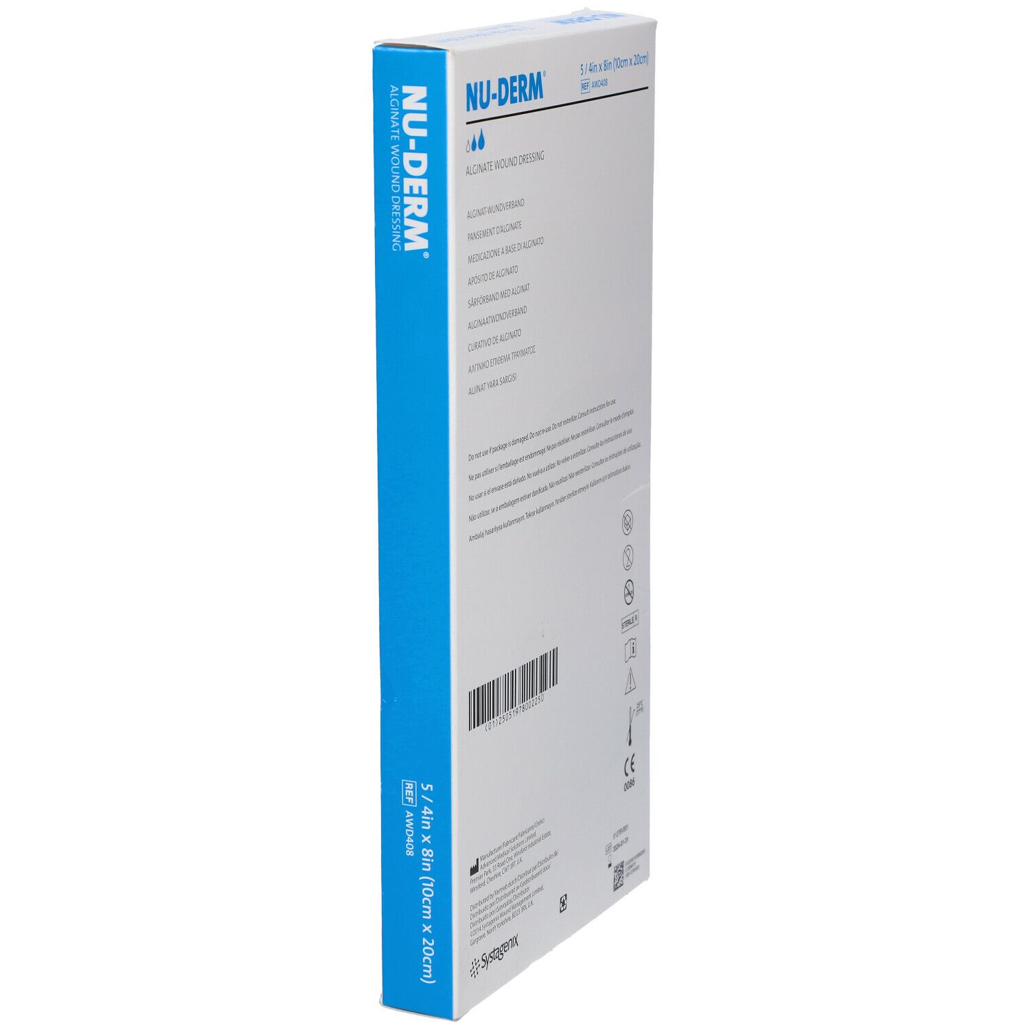 Nu-Derm Alginate Pansement 10x20cm