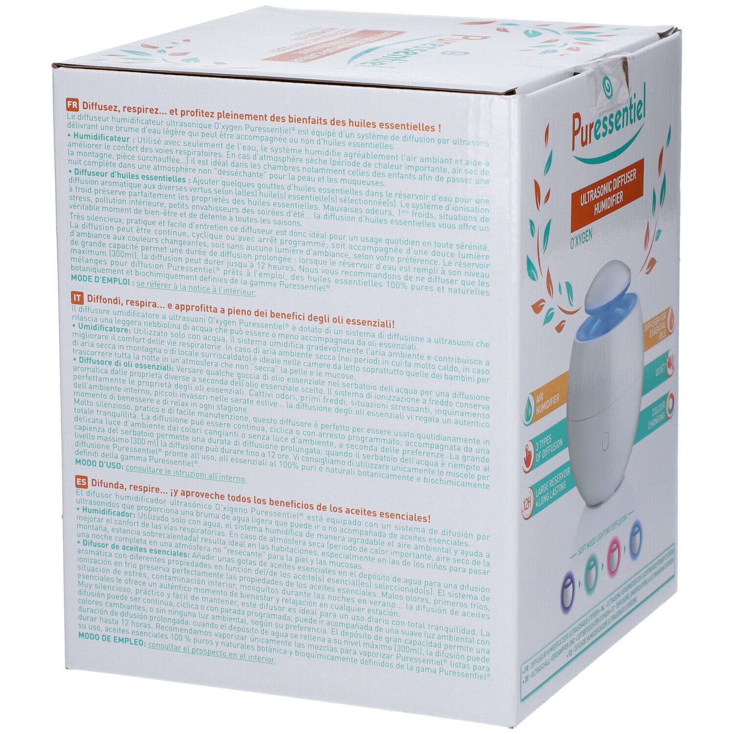 Puressentiel Verspreider Ultrasoon Zuurstof