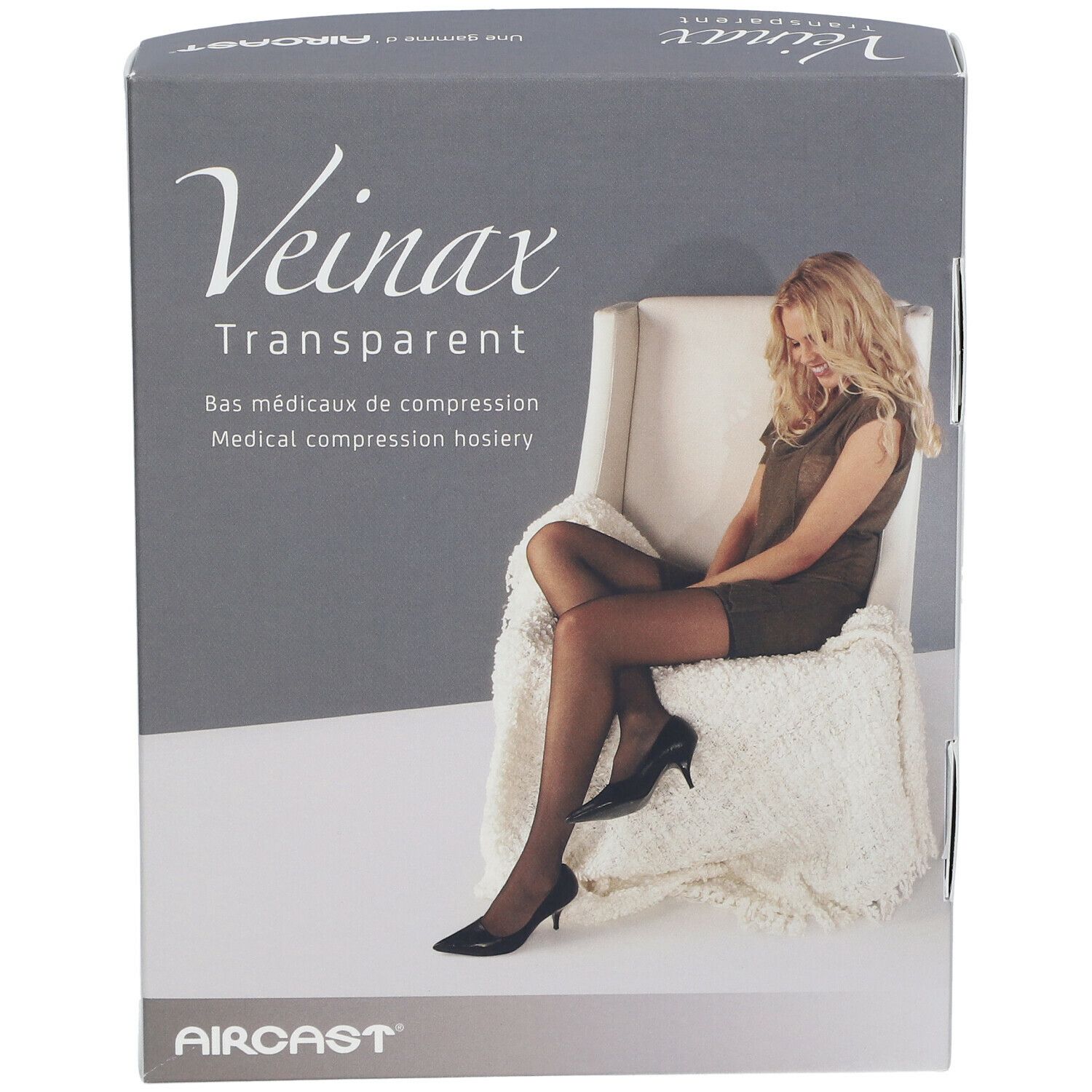 Veinax Panty Transparent Beige Clair Classe 2 Taille 2