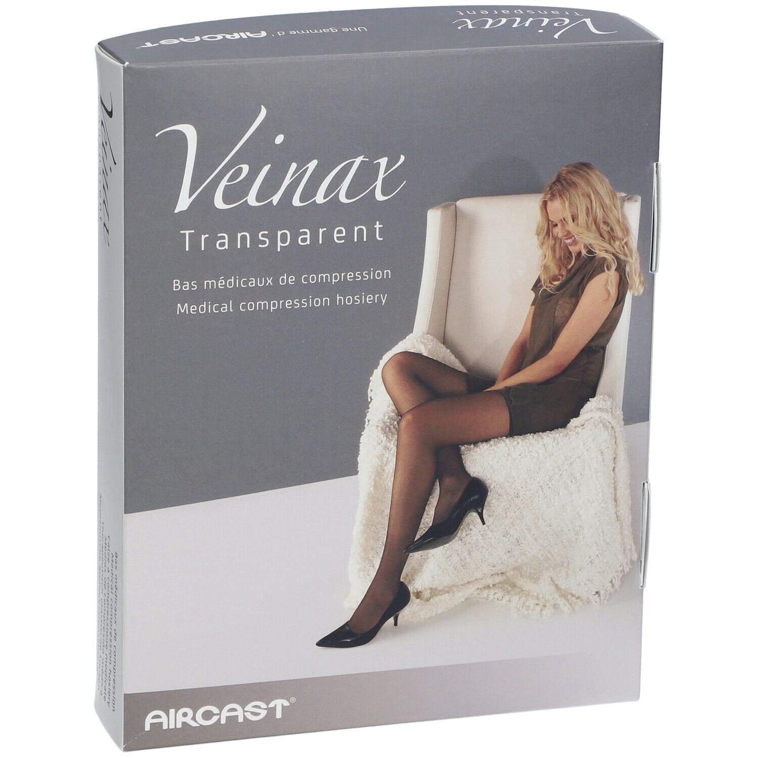 Veinax Panty Transparent Beige Clair Classe 2 Taille 2