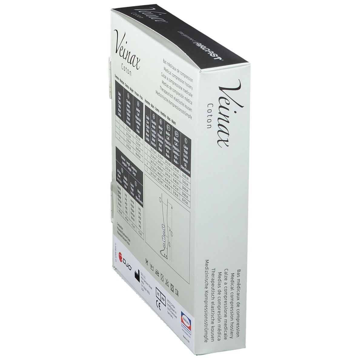 Veinax Bas Coton Homme Gris Classe 2 Taille 2