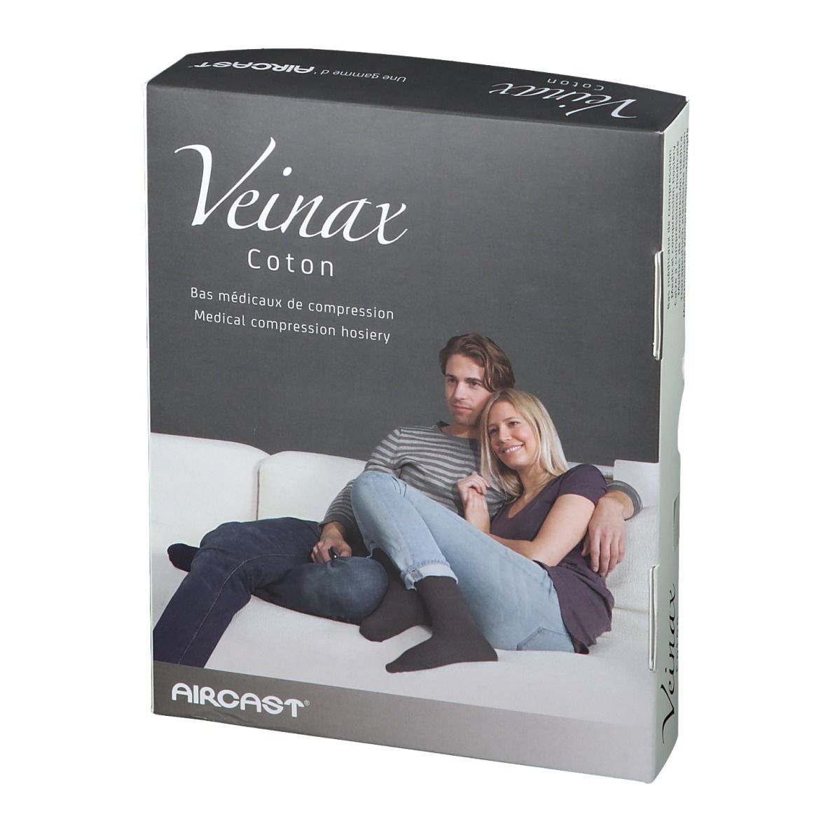 Veinax Bas Coton Homme Gris Classe 2 Taille 2