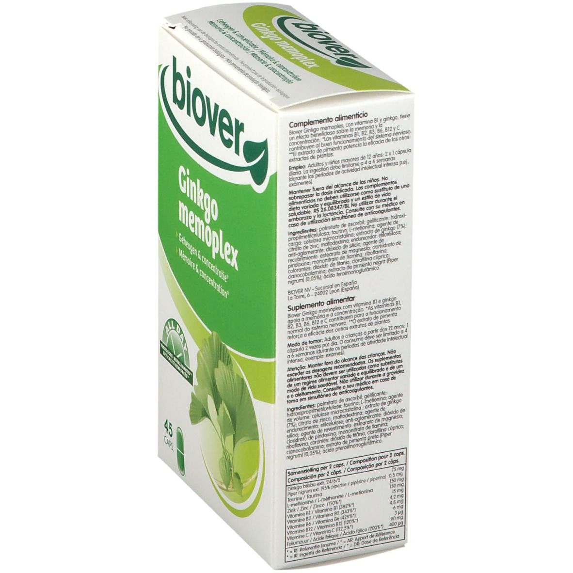 Biover Ginkgo Memoplex All Day