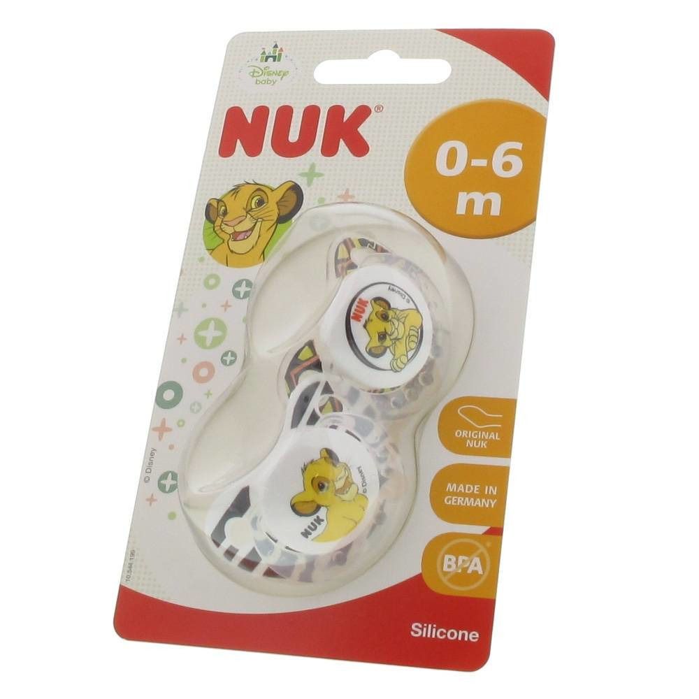 NUK Fopspeen Lion King Duo 0-6M