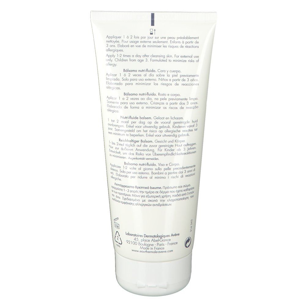 Avène TriXéra Nutrition Balsem Nutri-Fluide