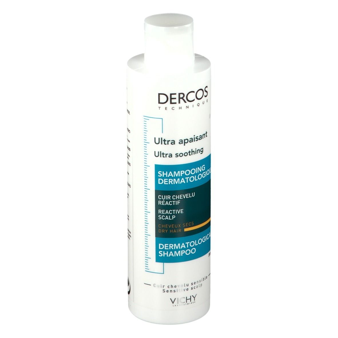 Vichy Dercos Ultra Apaisant Shampooing Dermatologique Cheveux Secs